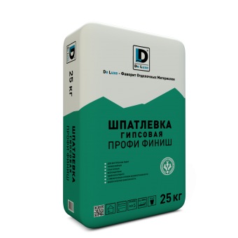 Шпатлевка гипсовая "Профи Финиш" De Luxe 25кг.