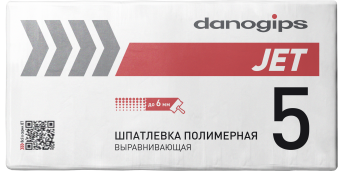 DANOGIPS JET 5 шпатлевка полимерная выравнивающая 25 кг