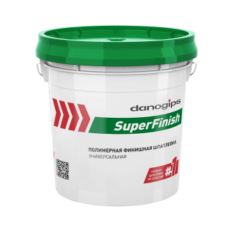 Шпатлевка готовая финишная DANOGIPS SuperFinish (Шитрок, Sheetrock) 17л-28кг.